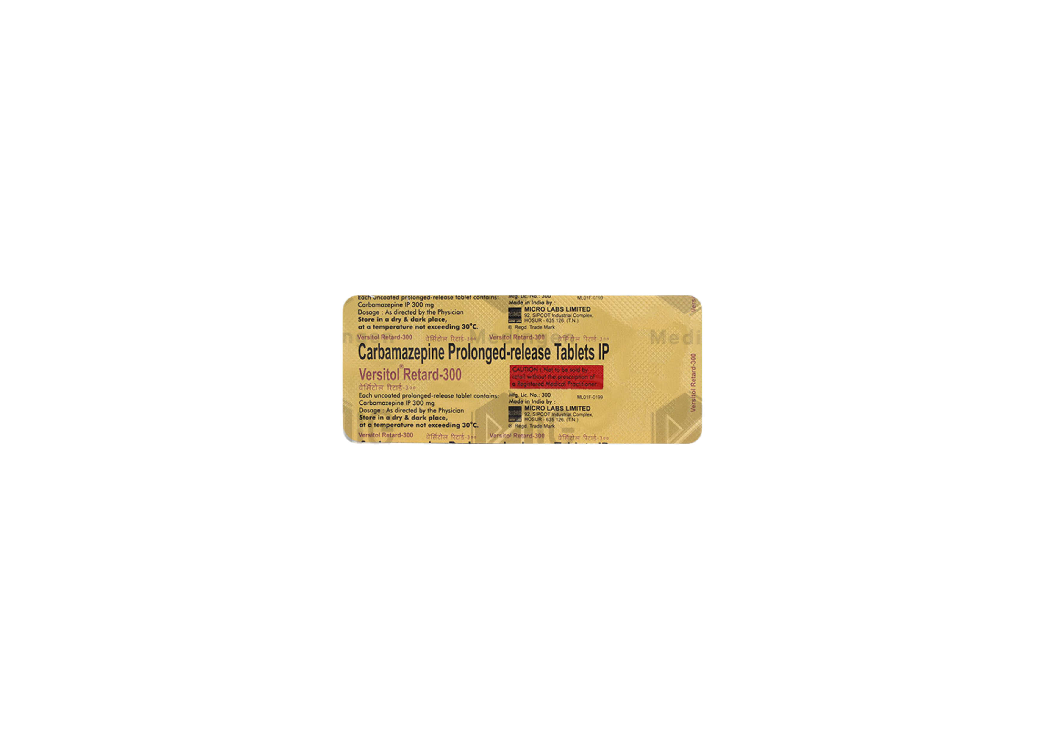 VERSITOL RETARD 300MG